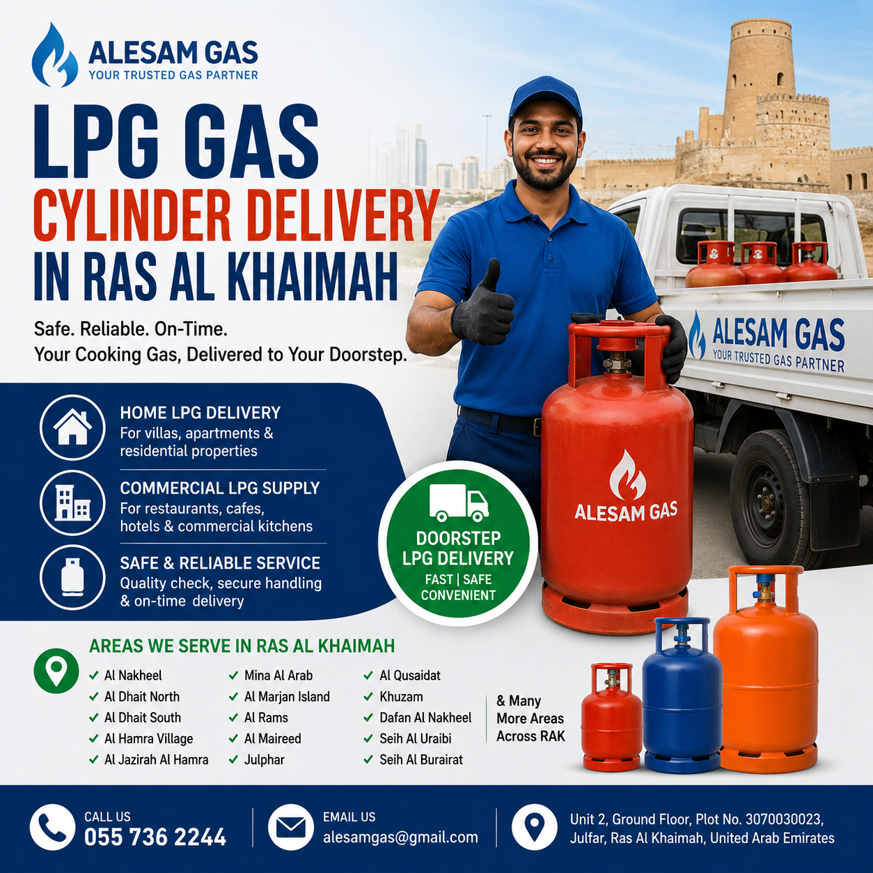 LPG Gas Cylinder Delivery in Ras Al Khaimah A Complete Local Guide